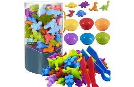 Sada dinosaurů pro učení barev a počítání