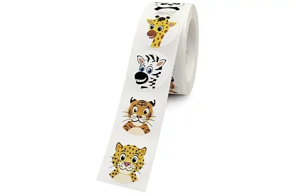 Dětské motivační nálepky na roli – 500 ks