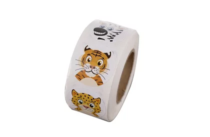 Dětské motivační nálepky na roli – 500 ks