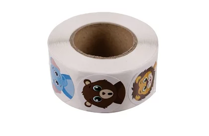 Dětské motivační nálepky na roli – 500 ks