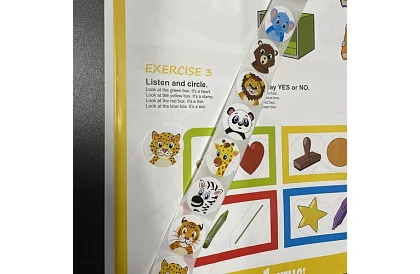 Dětské motivační nálepky na roli – 500 ks