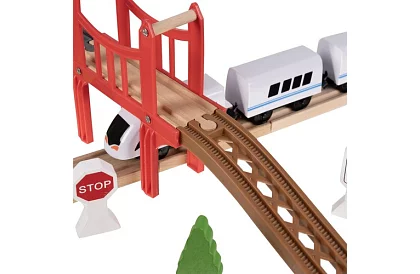 Vláčkodráha – dráha na baterie 3,2 m dřevěná