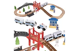 Vláčkodráha – dráha na baterie 3,2 m dřevěná