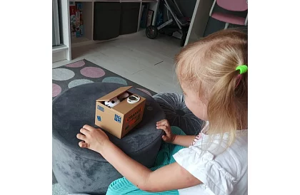 Automatická pokladnička - kotě zlodějka mincí