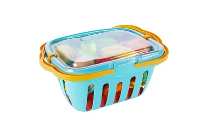 Sada zeleniny a ovoce k řezání s příslušenstvím