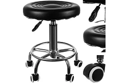 Kosmetická židlička na kolečkách - stavitelná