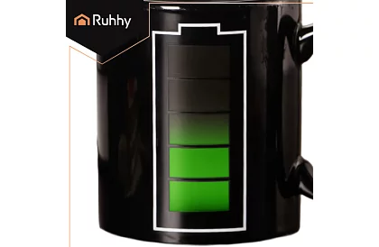 Magický hrnek 330 ml s indikátorem baterie