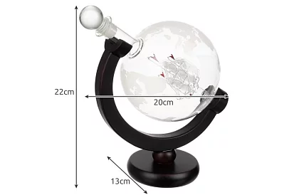 Velká sada – karafa globe s whisky skleničkami