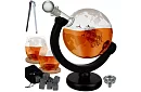 Velká sada – karafa globe s whisky skleničkami