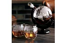 Velká sada – karafa globe s whisky skleničkami