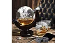 Velká sada – karafa globe s whisky skleničkami
