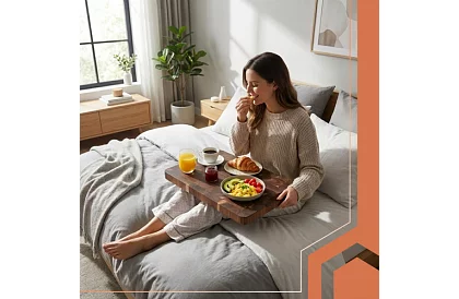 Akaciové kuchyňské prkénko – 43 × 33 × 3 cm