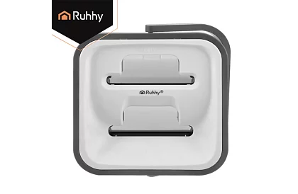 Praktický plochý mop + kbelík 11 litrů – dvoukomorový s příslušenstvím