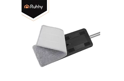 Praktický plochý mop + kbelík 11 litrů – dvoukomorový s příslušenstvím