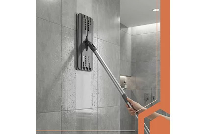 Praktický plochý mop + kbelík 11 litrů – dvoukomorový s příslušenstvím