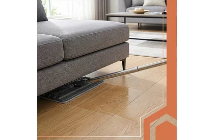 Praktický plochý mop + kbelík 11 litrů – dvoukomorový s příslušenstvím