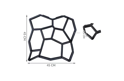 Forma na betonové chodníky 45x45 cm