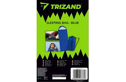 Turistický spací pytel 2v1 - modrý