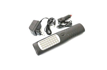Nabíjecí AKU LED montážní lampa s háčkem a magnetem