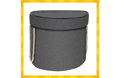 Praktický úložný koš na hračky s hrací podložkou