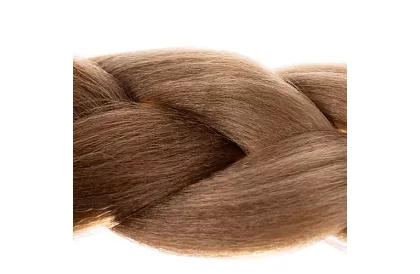 Syntetické ombre copánky na vlasy – tmavý blond