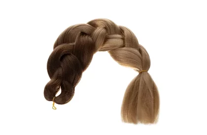 Syntetické ombre copánky na vlasy – tmavý blond