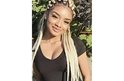 Syntetické ombre copánky na vlasy – světlá blond