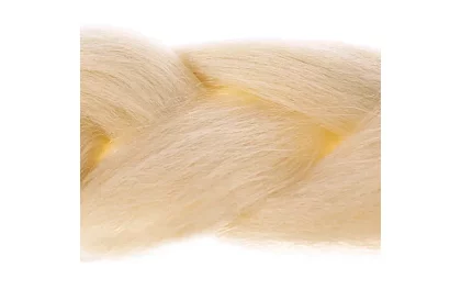 Syntetické ombre copánky na vlasy – světlá blond