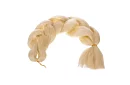 Syntetické ombre copánky na vlasy – světlá blond