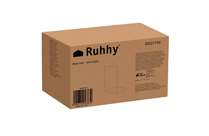 Knižní policová zarážka – sada 6 kusů