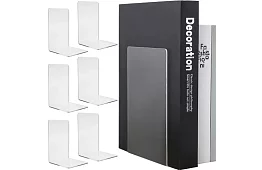 Knižní policová zarážka – sada 6 kusů