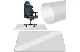 Ochranná podložka pod židli 100 × 140 cm – mléčná