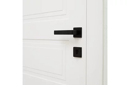 Dveřní kování – klika černá mat