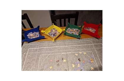 Podložka na skládání puzzle - 115 × 67 cm