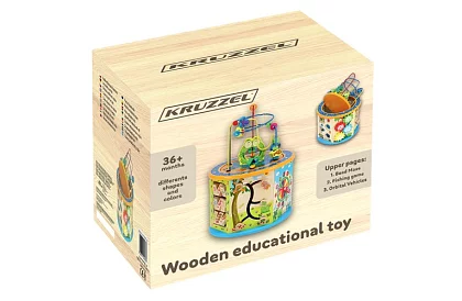 Dřevěná vzdělávací smyslová hra - 8v1