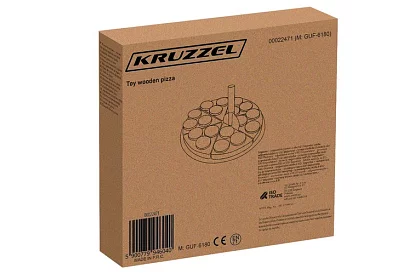 Krájecí sada – dřevěná pizza na řezání + nůž