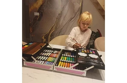 Velká malířská sada 144 ks + kufr