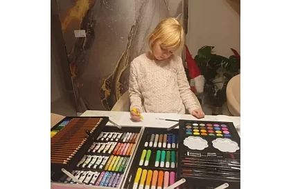 Velká malířská sada 144 ks + kufr