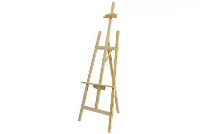 Dřevěný malířský stojan
