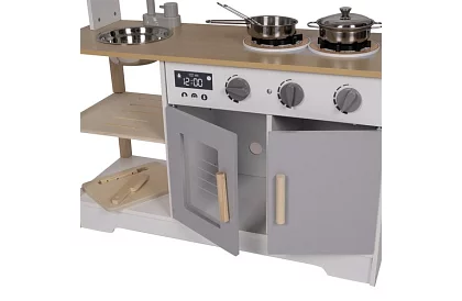 Dřevěná dětská kuchyňka s doplňky