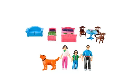 Skládací domeček pro panenky