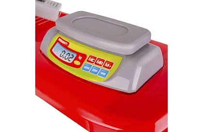 Dětský obchod – supermarket s vozíkem a doplňky