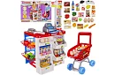 Dětský obchod – supermarket s vozíkem a doplňky