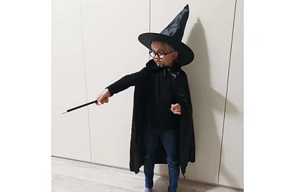 Kostým kouzelník + příslušenství
