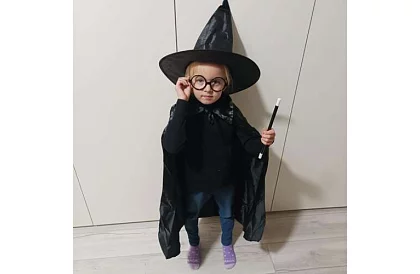 Kostým kouzelník + příslušenství