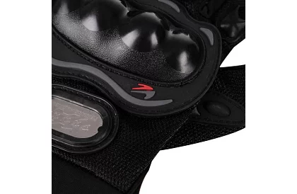 Černé moto rukavice - XL