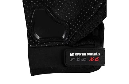 Černé moto rukavice - XL