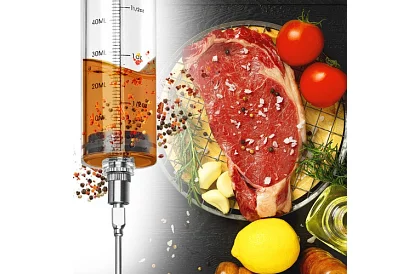 Injektor na maso + 3 jehly