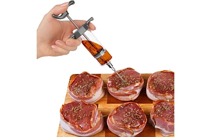 Injektor na maso + 3 jehly