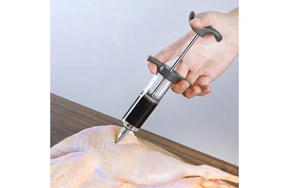 Injektor na maso + 3 jehly